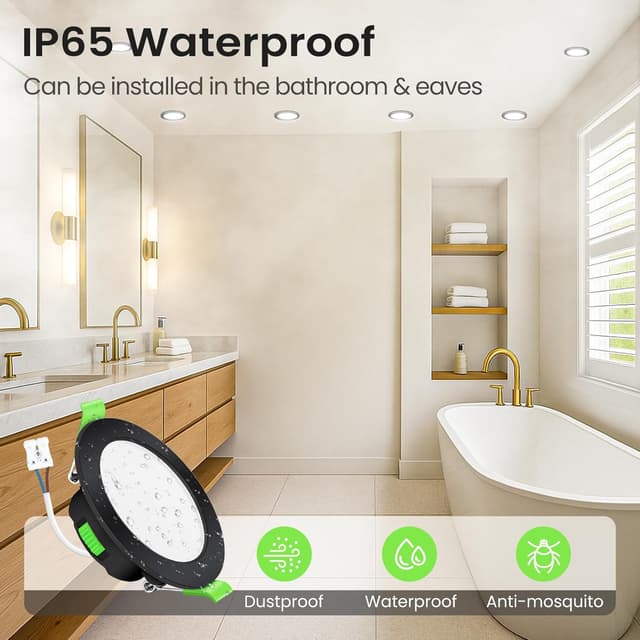 Detalle 2 de ALUSSO LED Einbaustrahler 7 W, 6er-Set