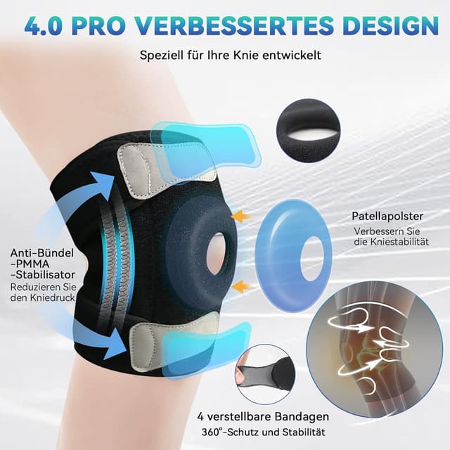 Thumbnail 3 de Kniebandage Knie Stabilisierung Meniskus