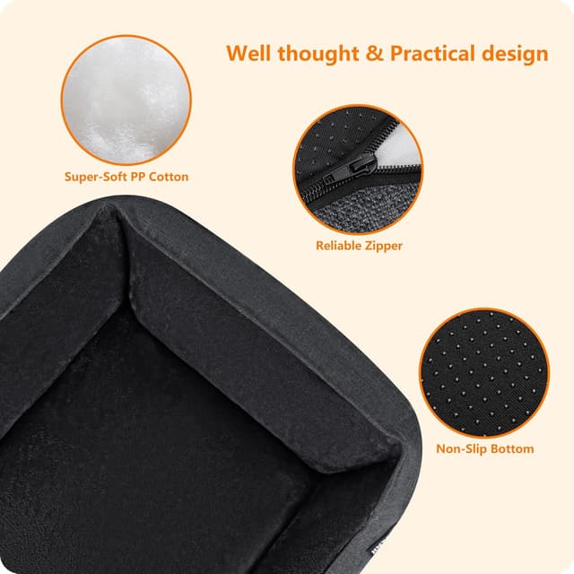 Detalle 2 de HMTOPE Hundebett 110 x 86 x 26 cm