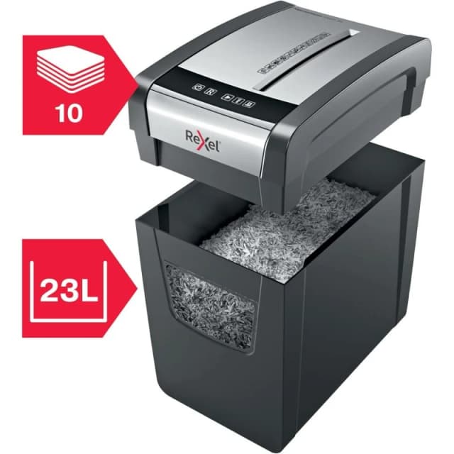 Detalle 2 de Rexel Momentum X410SL Destructora de papel, corte cruzado 🖨