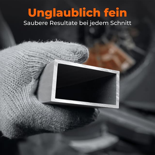 Detalle de BAUBECK Sägeblatt 216 x 30 für Aluminium-Feinschnitt (216 mm, 60 Zähne) – kompatibel mit 216er Kappsägen