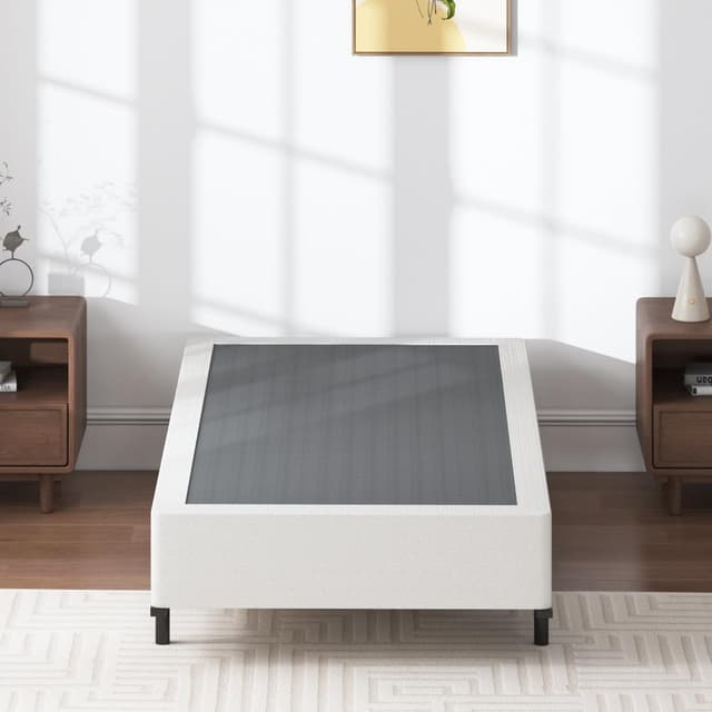 Detalle 2 de SHLAND Twin Box Spring (9-Inch High Profile) Metal Frame Mattress Foundation with Fabric Cover