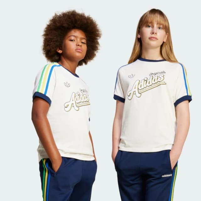 Imagen de Adidas Camiseta 3 bandas Blanco en OfertitasTOP