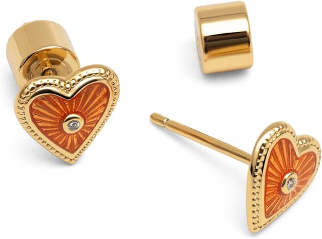 Detalle de SINGULARU My Heart pendientes 1,1 mm ❤