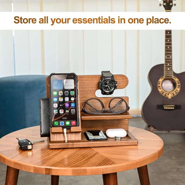 Detalle de TESLYAR phone docking station 25 cm