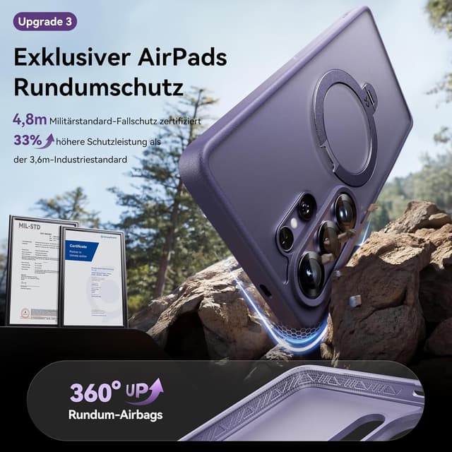 Thumbnail 5 de CASEKOO S26 Ultra Hülle violett 360° MagSafe