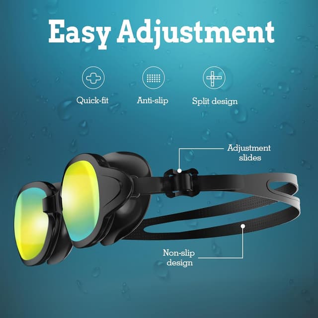 Thumbnail 1 de Hauibela Lunettes de natation Anti buée