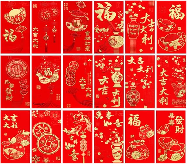Imagen de Ciieeo 36pcs Chinese Red Envelopes en OfertitasTOP