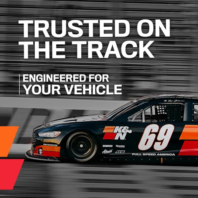 Detalle de K&N Filtre à air de remplacement E-0647 pour Audi A4/A5 2.0 TFSI (2015-2018)