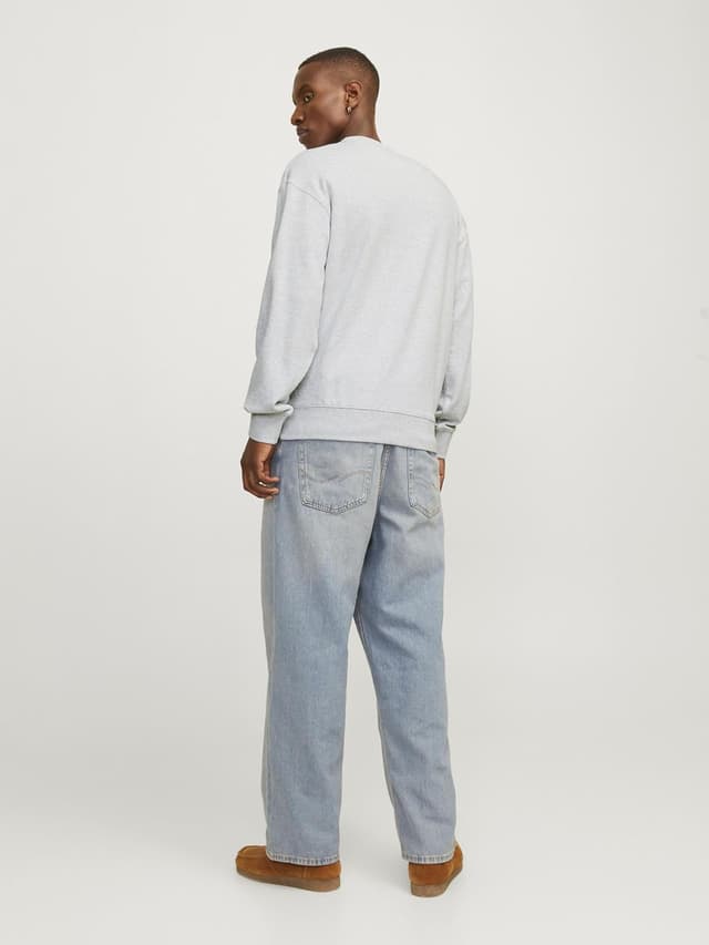 Detalle 2 de JACK & JONES Jorportland Box felpa da uomo con collo a giro