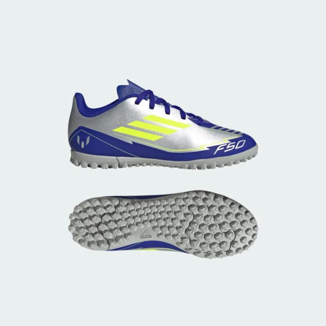 Detalle de adidas F50 Club Messi moqueta 50 fútbol