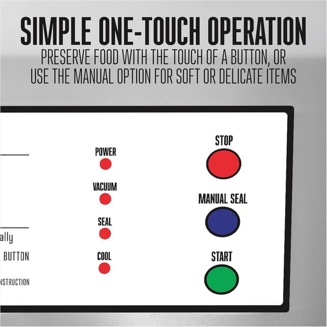 Detalle de Weston Pro 2300 Vacuum Sealer 1020W 🥩