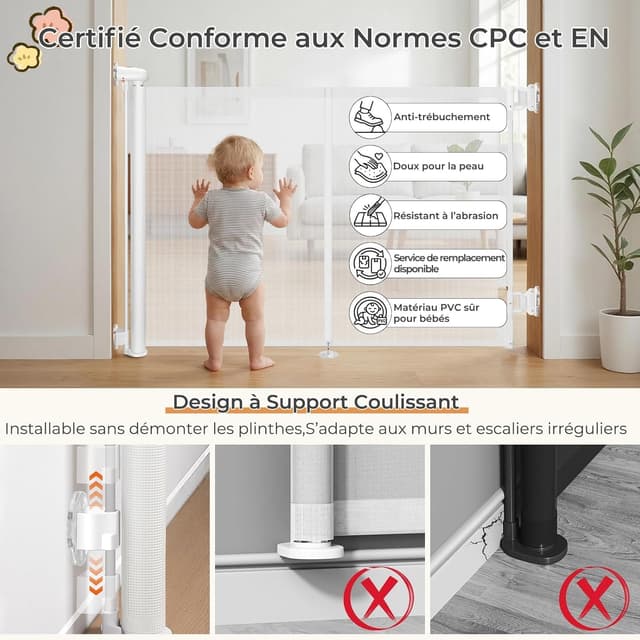 Thumbnail 6 de Ycozy Barrière Sans Percage 0–150 cm