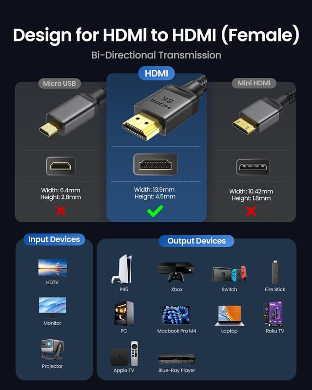Thumbnail 6 de Silkland 8K HDMI Extension 1M 🔌