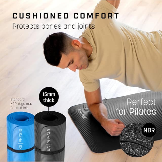 Thumbnail 2 de KG Physio Yoga Mat 183cm high-density NBR