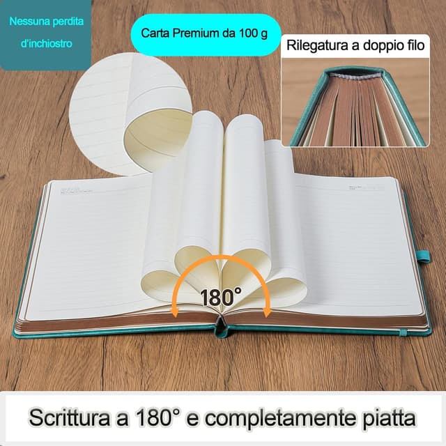 Detalle 2 de HwxBen Quaderno Diario A5 con penna