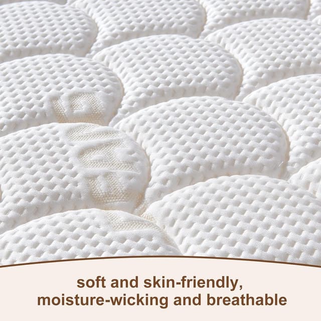 Detalle de Tiankehan Premium Crib & Toddler Mattress (52" x 27.6" x 5")