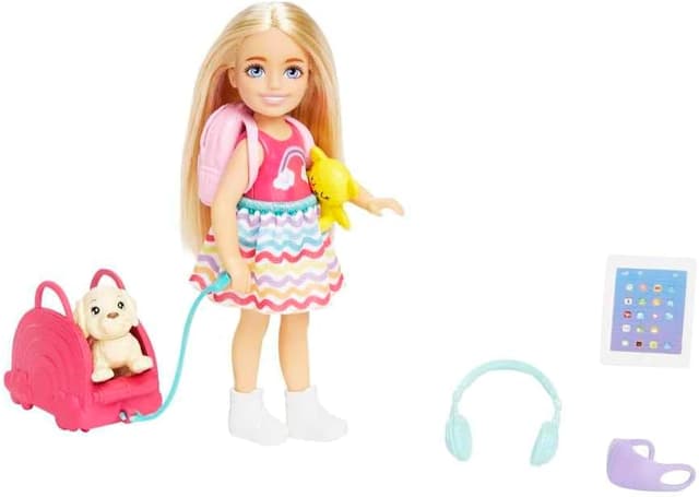 Detalle 1 de Chelsea travel doll set with 6 accessories