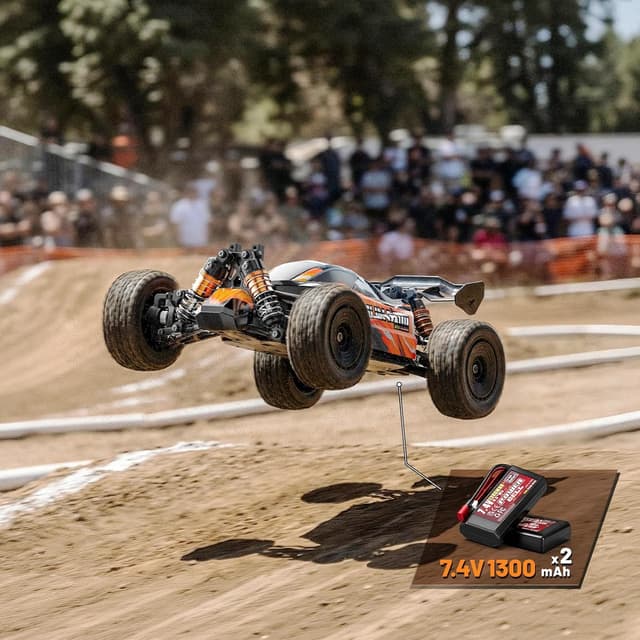 Detalle de Cirmine Macchina Telecomandata Professionale 1:18 4x4 Fuoristrada fino a 36 km/h (2,4 GHz)