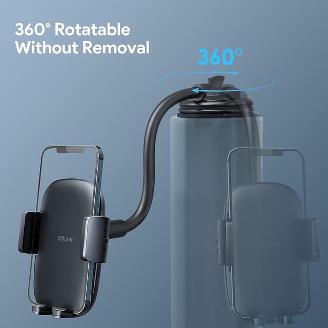 Thumbnail 4 de Qifutan Cell Phone Holder Long Arm for Dashboard