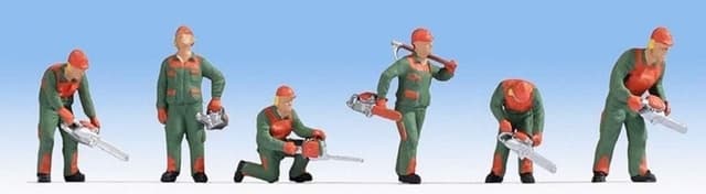 Detalle 2 de NOCH Waldarbeiter Figuren 1:87