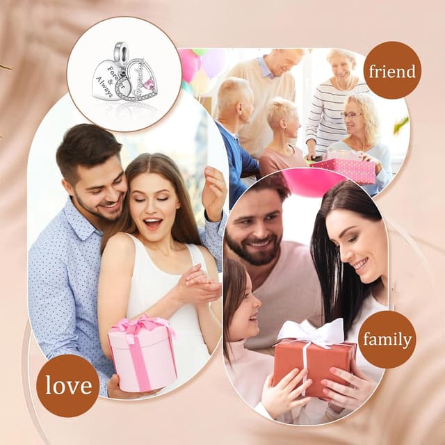 Detalle de Charm HAEPIAR in argento sterling 925 con design d’orso e ciondolo per bracciali e collane