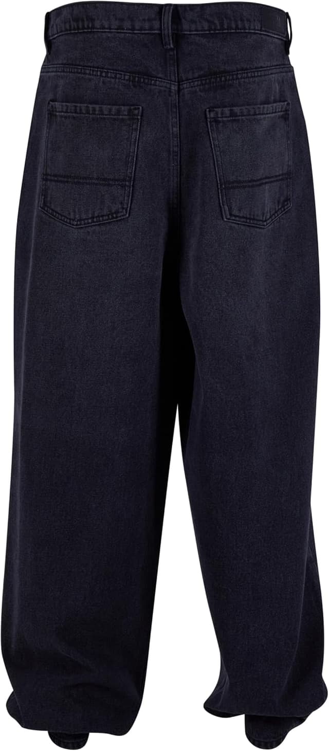 Detalle 2 de Urban Classics Herren Heavy Ounce Baggy Fit Jeans homme (bleu foncé)