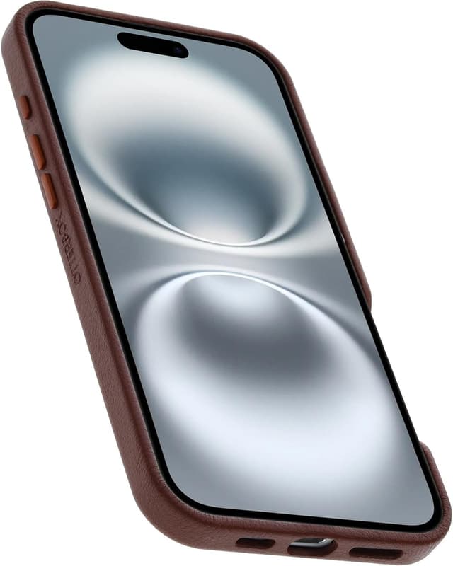 Detalle de OtterBox Symmetry Cactus Leather MagSafe iPhone 16 Plus