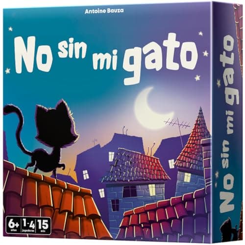 Detalle de Asmodee Cocktail Games No sin mi Gato: juego de mesa de laberintos para 1 a 4 jugadores (a partir de 6 años)