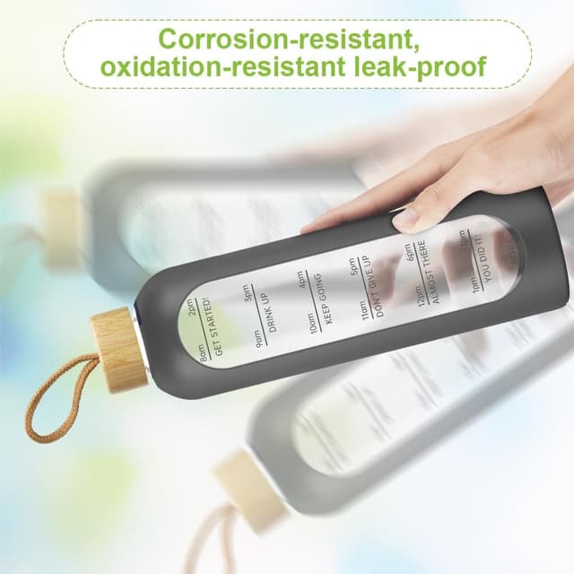 Detalle 2 de AOOWU Borraccia in vetro 1000 ml