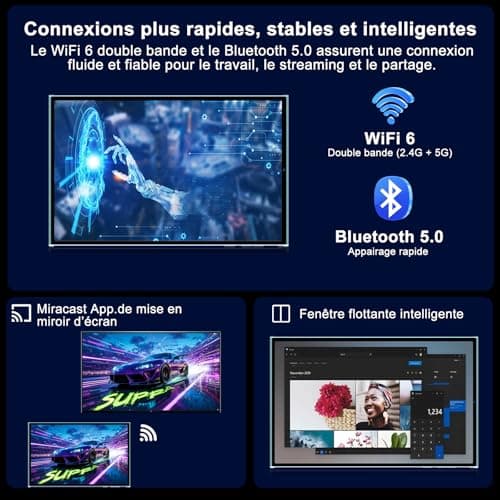 Detalle 2 de SKYEGG SKYEGG Tablet 10 pulgadas Android 15 con Gemini AI (K16) 30GB RAM + 128GB ampliable, WiFi 6, Widevine L1 y 8000mAh