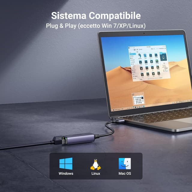 Thumbnail 6 de UGREEN Adattatore Ethernet 1000 Mbps