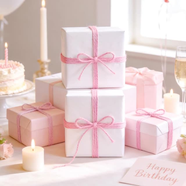 Detalle 2 de G2PLUS 2mm Jute String Twine (100m) Pink Natural Garden Twine for DIY, Crafts & Plant Tying