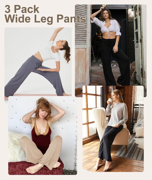 Thumbnail 3 de TNNZEET 3-Pack Wide Leg Pants