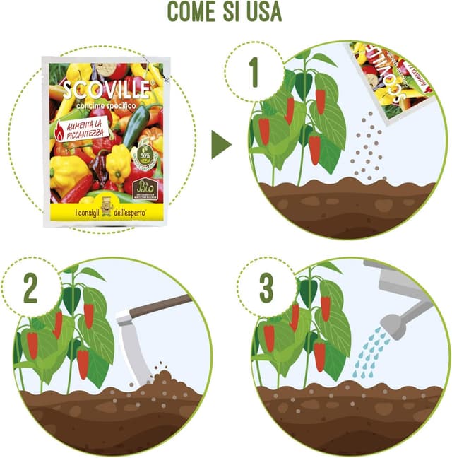 Thumbnail 2 de Scoville Concime Organominerale per Peperoncini 100 g