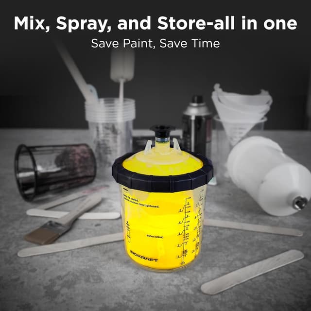 Thumbnail 3 de InoKraft Disposable Paint Spray Gun Cup 22oz