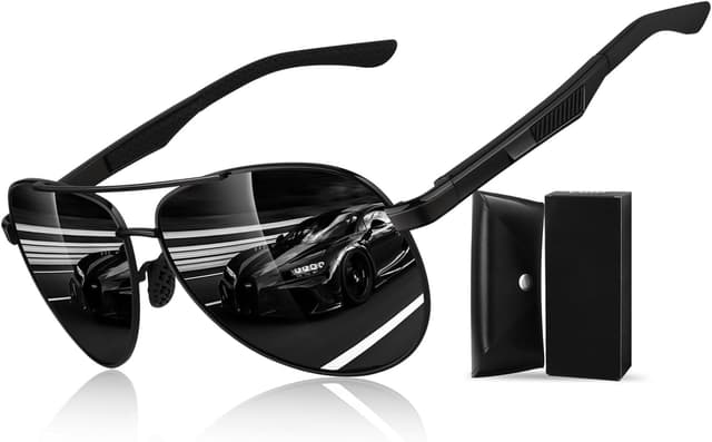 Imagen de CGID GA61 gafas de sol piloto Al-Mg UV400 en OfertitasTOP