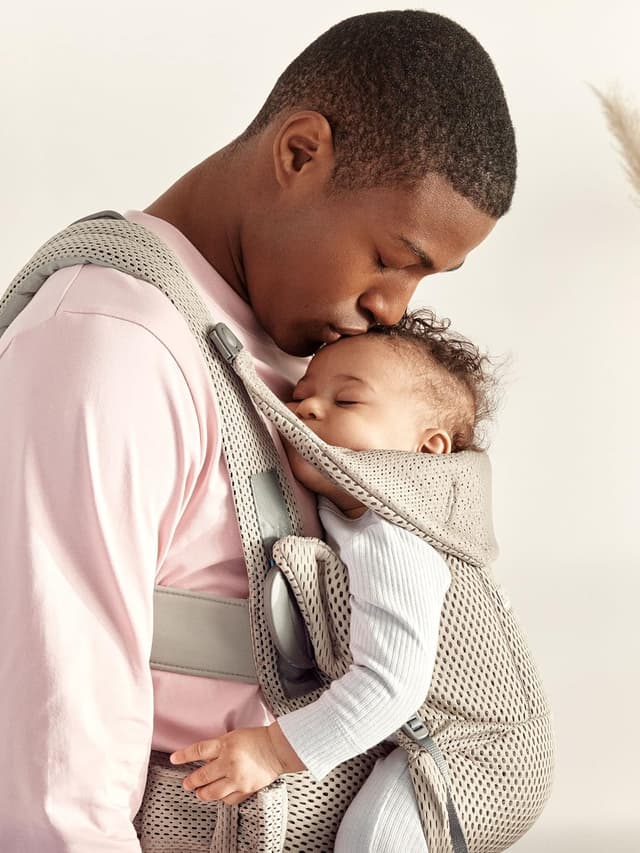 Thumbnail 6 de BabyBjörn Porte-bébé Move Mesh 3D Gris-beige