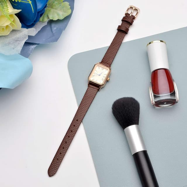 Thumbnail 1 de ANNEFIT Uhrenband Leder Eidechsenprägung 10–20 mm