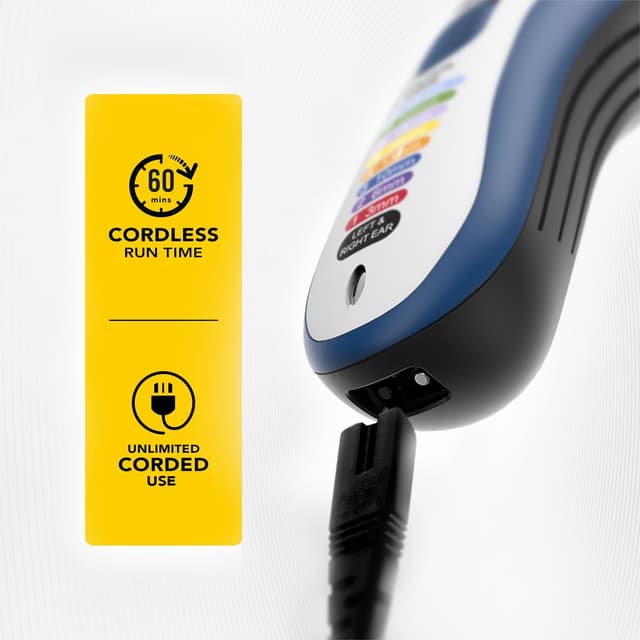 Detalle de Wahl Colour Pro Cordless 3‑in‑1 Hair Cutting Kit – Rechargeable Clipper, Battery Trimmer & Nose/Ear Tool