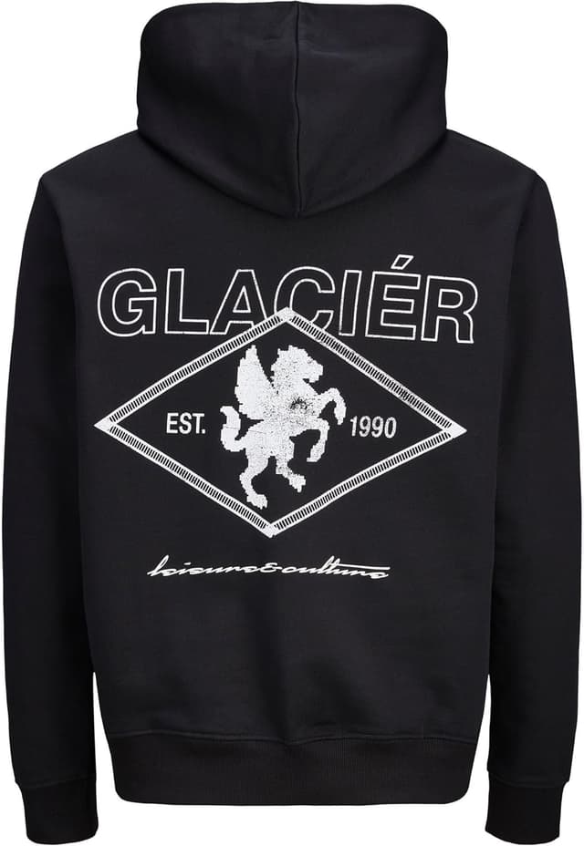 Detalle de Jack & Jones Jcocrest : sweat à capuche imprimé ample pour garçon