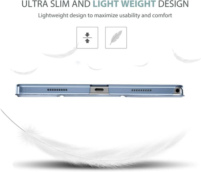 Detalle de ProCase Hülle für Galaxy Tab A8 10.5 (SM-X200 / X205, 2022) – Dreifach-Falt Klappcase mit Ständer und Smart Cover