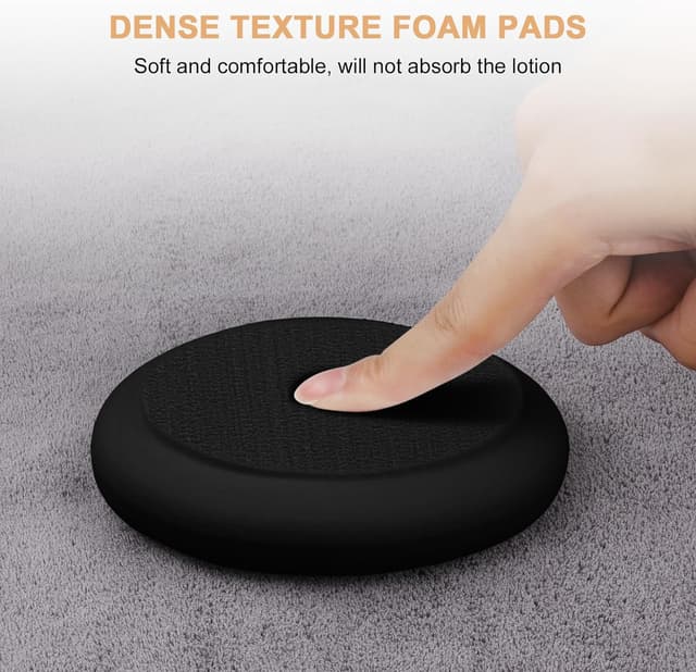 Detalle de URAQT Back Cream Applicator (7-pack) long wooden handle body brush for lotion, shower and hard-to-reach areas