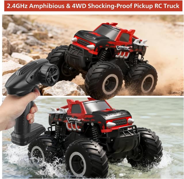 Thumbnail 4 de HOMETALL Amphibious 1:16 RC Monster Truck