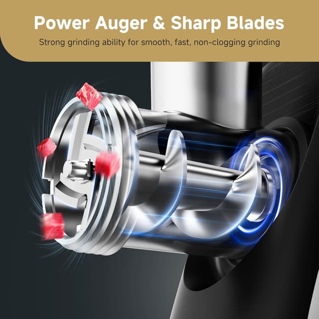 Detalle 1 de AAOBOSI Meat Grinder 2800W Electric