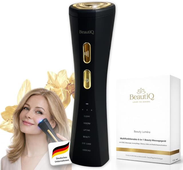 Detalle de Beauty Lumèra PRO Anti-Aging & RF Gerät mit Lichttherapie, 6 Funktionen in 1