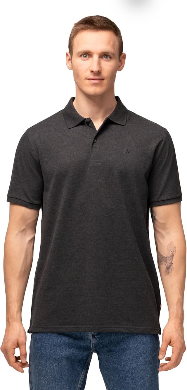 Detalle de DANISH ENDURANCE polo uomo in cotone biologico premium a manica corta