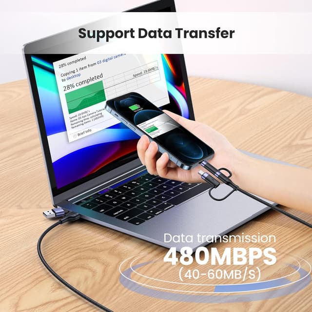 Thumbnail 4 de Pluggify 60W USB C Multi Kabel 2M