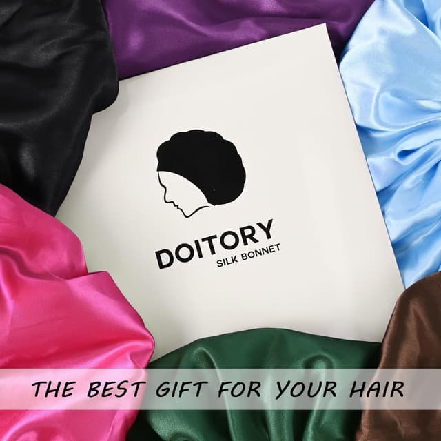 Thumbnail 6 de Doitory Satin Silk Bonnet 14 inch for Sleeping