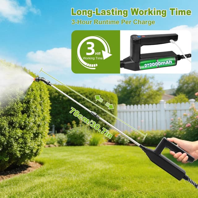 Detalle 2 de SYLSTAR 12L battery knapsack sprayer